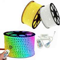 high voltage led strip light RGB with remote