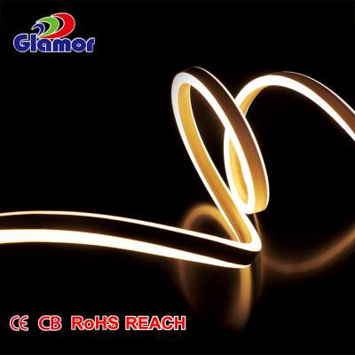 CE LED Flexible Neon Strip Light with Neon Flex LED SMD2835 120leds/ m 5M to 50M Available in 220V With Double Side Lighting